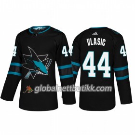 San Jose Sharks Hockeydrakt Marc-Edouard Vlasic 44 Alternate 2018-2019 Adidas Authentic - Herre